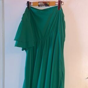 SHEIN Green Off-Shoulder Dress